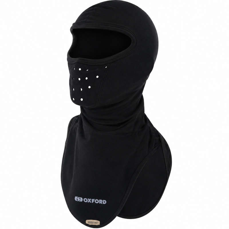 Kukla na motorku Oxford Balaclava Deluxe Micro Fleece čierna