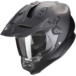 Enduro prilba na motocykel SCORPION ADF-9000 AIR Solid perleťově černá matná - II. akosť