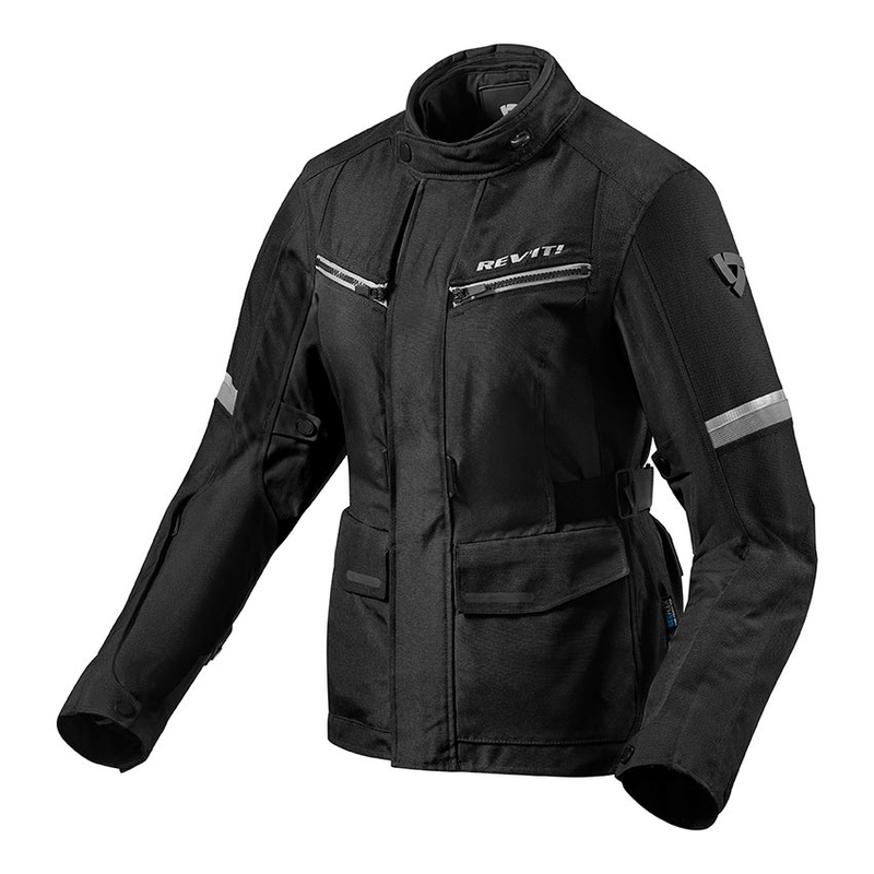 Dámska bunda na motocykel Revit Outback 3 čierno-strieborná výpredaj - II. akosť