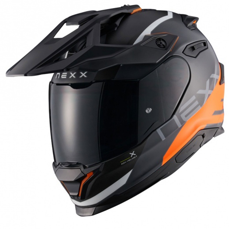 Enduro helma na motorku NEXX Y.TRAVL Quest matná oranžová - II. akosť výpredaj