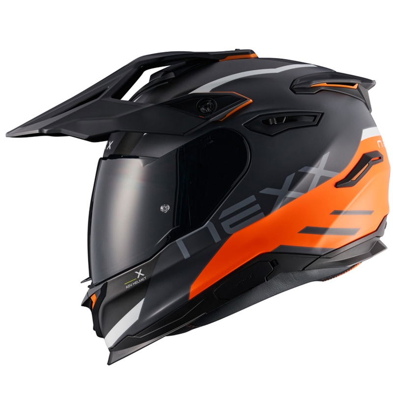 Enduro helma na motorku NEXX Y.TRAVL Quest matná oranžová - II. akosť výpredaj