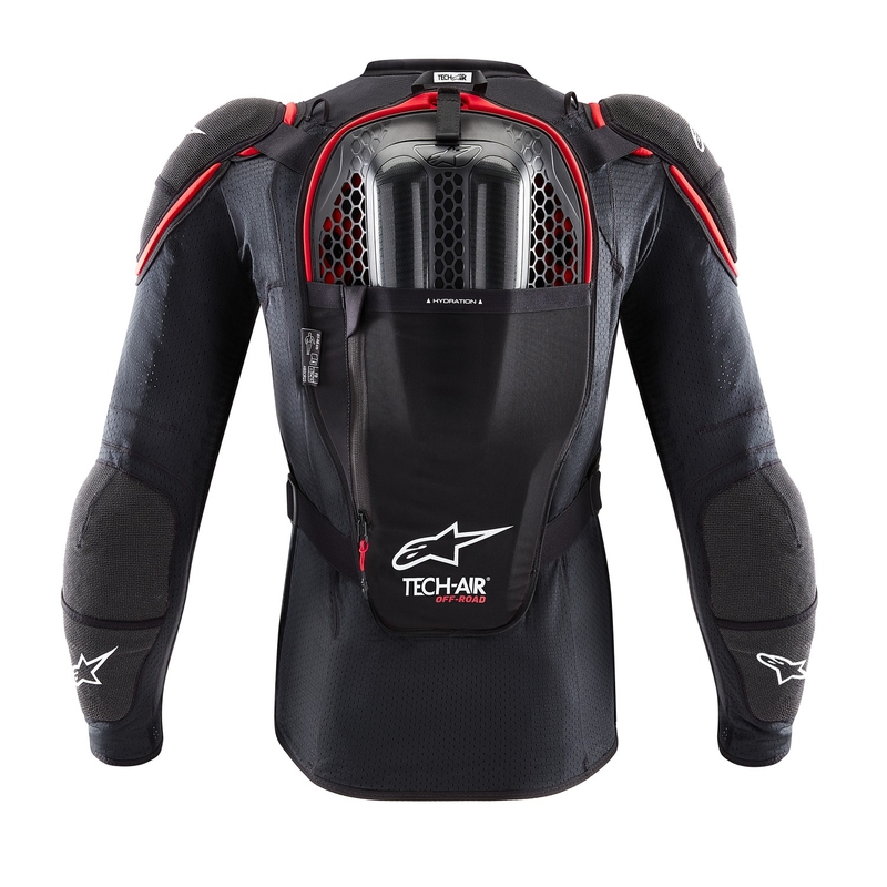Airbagová vesta Alpinestars TECH-AIR®OFF-ROAD system čierno-červená 2 - II. akosť