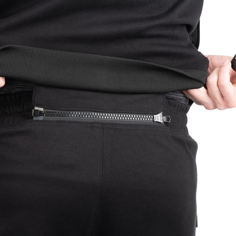 Mikina na motorku Oxford Armoulite AA Sweatshirt čierna