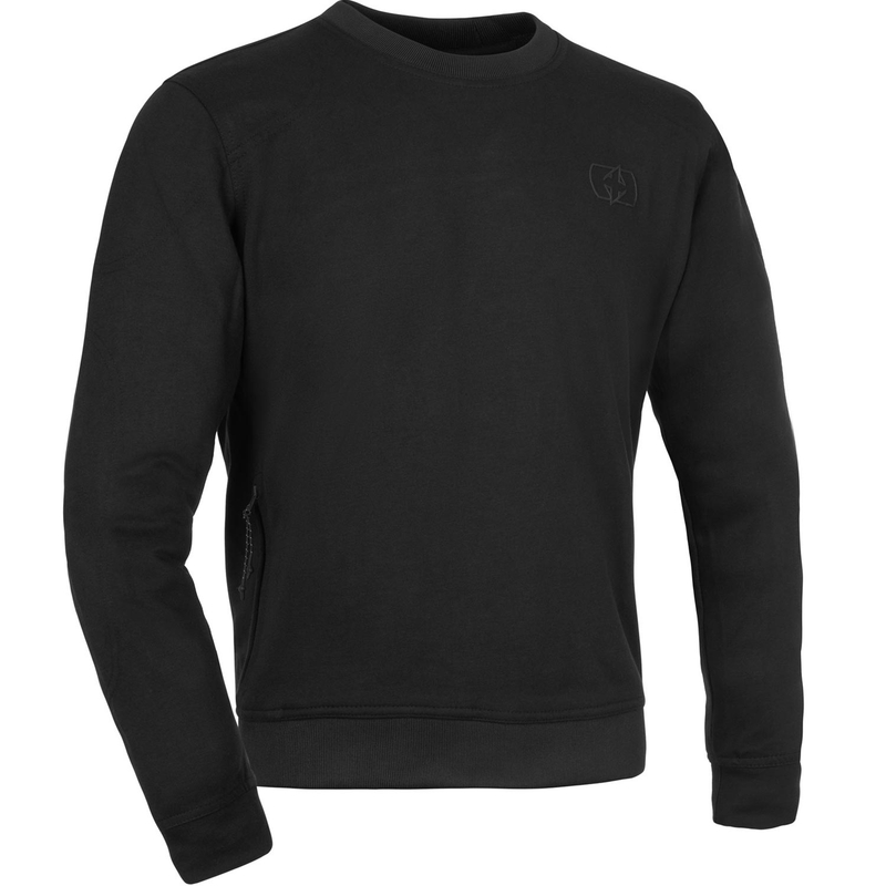 Mikina na motorku Oxford Armoulite AA Sweatshirt čierna