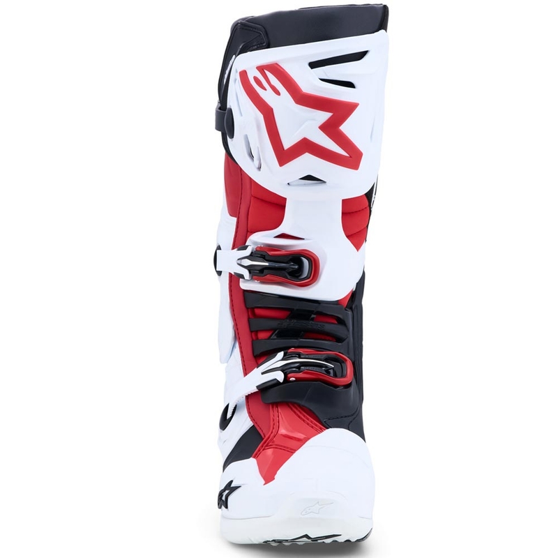 Motokrosové topánky Alpinestars TECH 10 bielo-čierno-červené