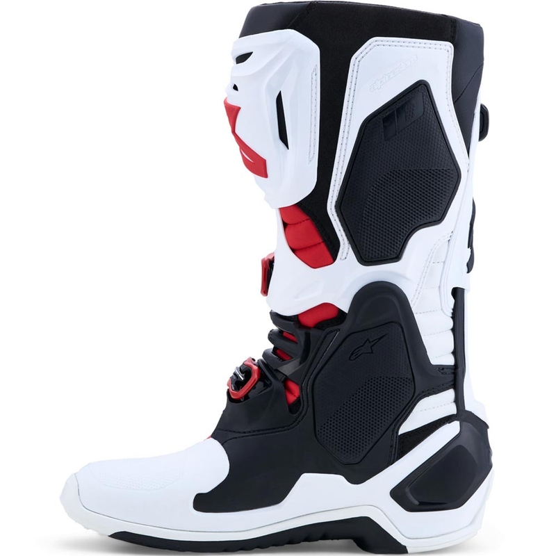 Motokrosové topánky Alpinestars TECH 10 bielo-čierno-červené