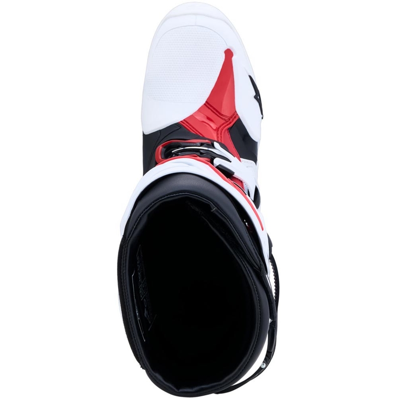 Motokrosové topánky Alpinestars TECH 10 bielo-čierno-červené