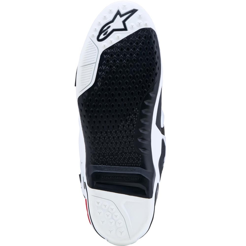 Motokrosové topánky Alpinestars TECH 10 bielo-čierno-červené