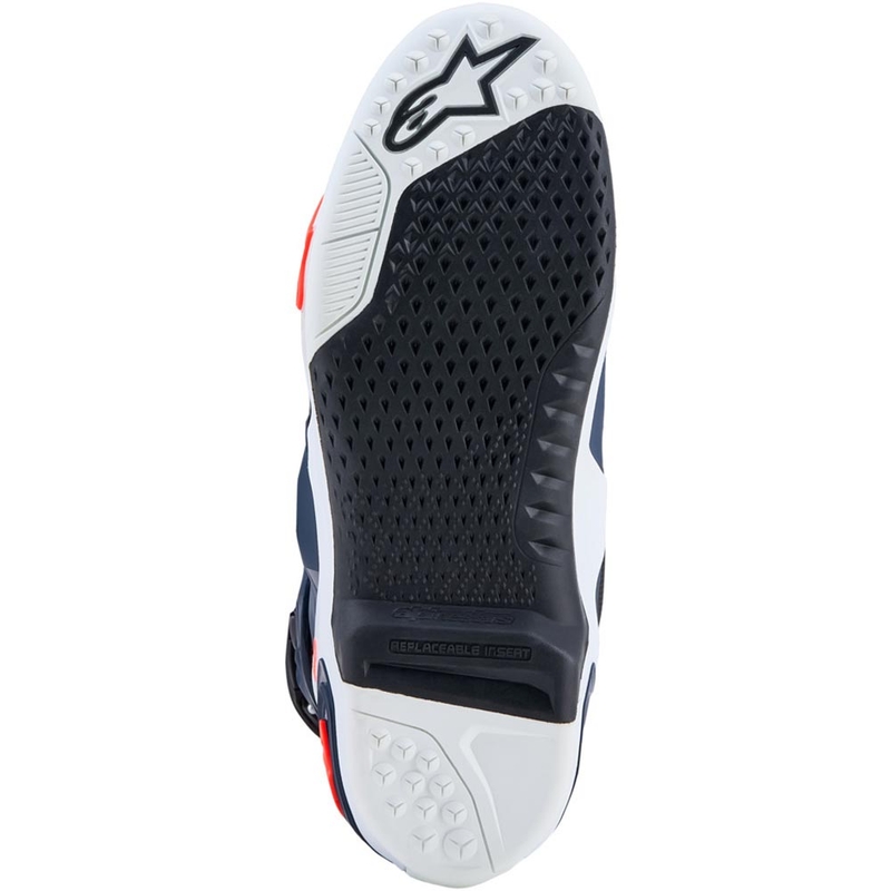 Motokrosové topánky Alpinestars TECH 10 Supervented tmavo modro-bielo-čierno-fialové
