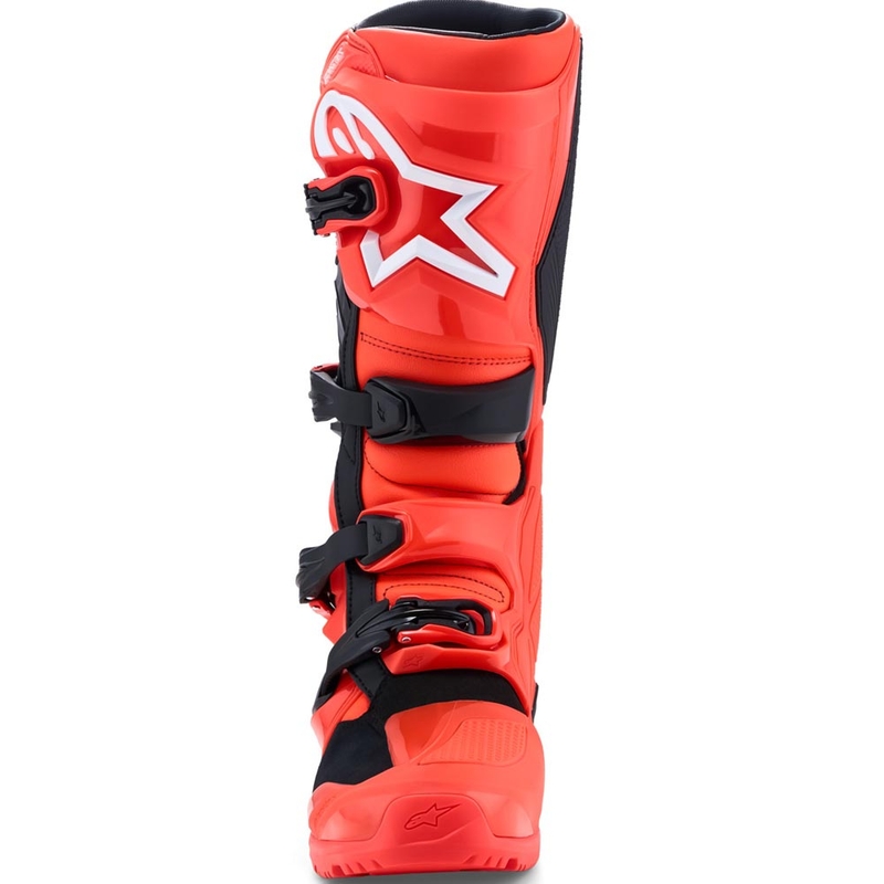 Topánky na motorku Alpinestars TECH 7 Enduro fluo červeno-čierne