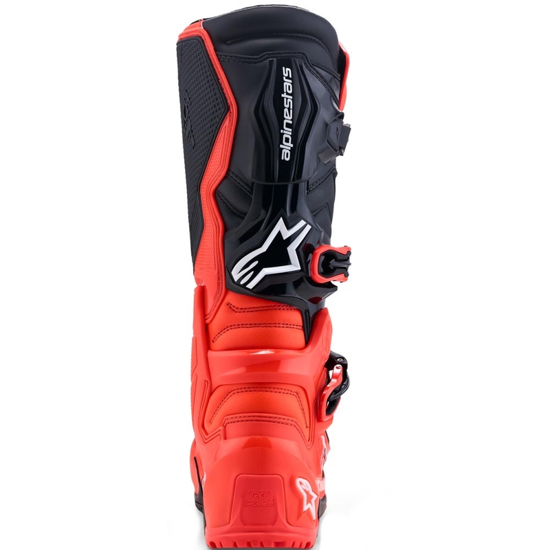 Topánky na motorku Alpinestars TECH 7 Enduro fluo červeno-čierne