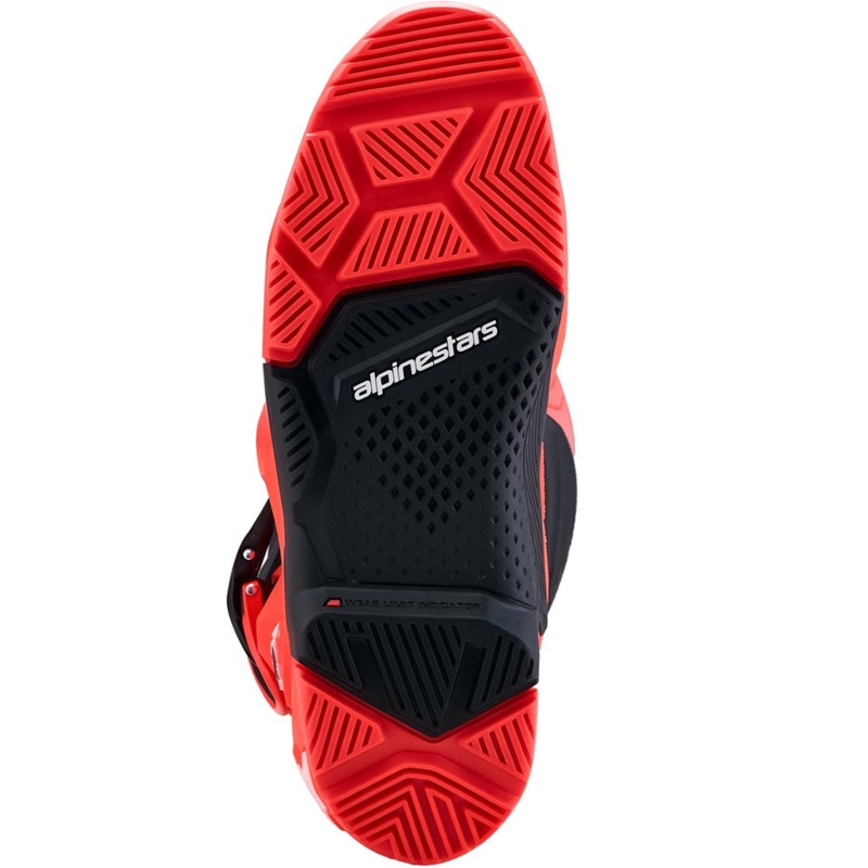 Topánky na motorku Alpinestars TECH 7 Enduro fluo červeno-čierne
