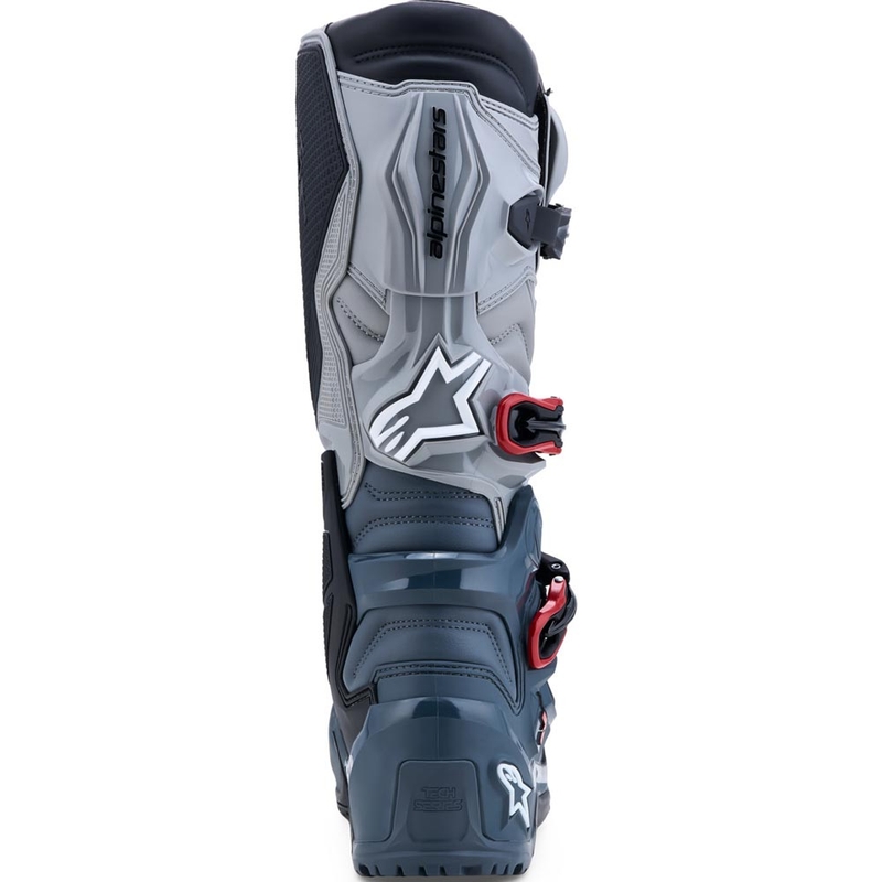 Topánky na motorku Alpinestars TECH 7 Enduro Drystar tmavo šedo-svetlo šedo-červené