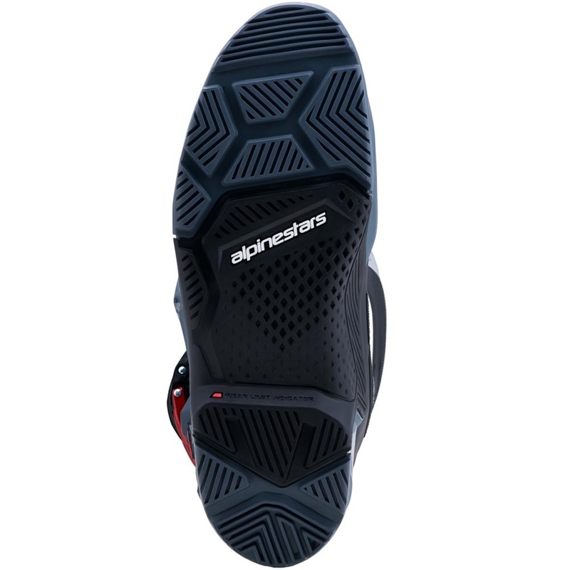 Topánky na motorku Alpinestars TECH 7 Enduro Drystar tmavo šedo-svetlo šedo-červené