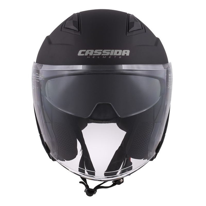 Otvorená prilba na motocykel Cassida Jet Tech čierna matná