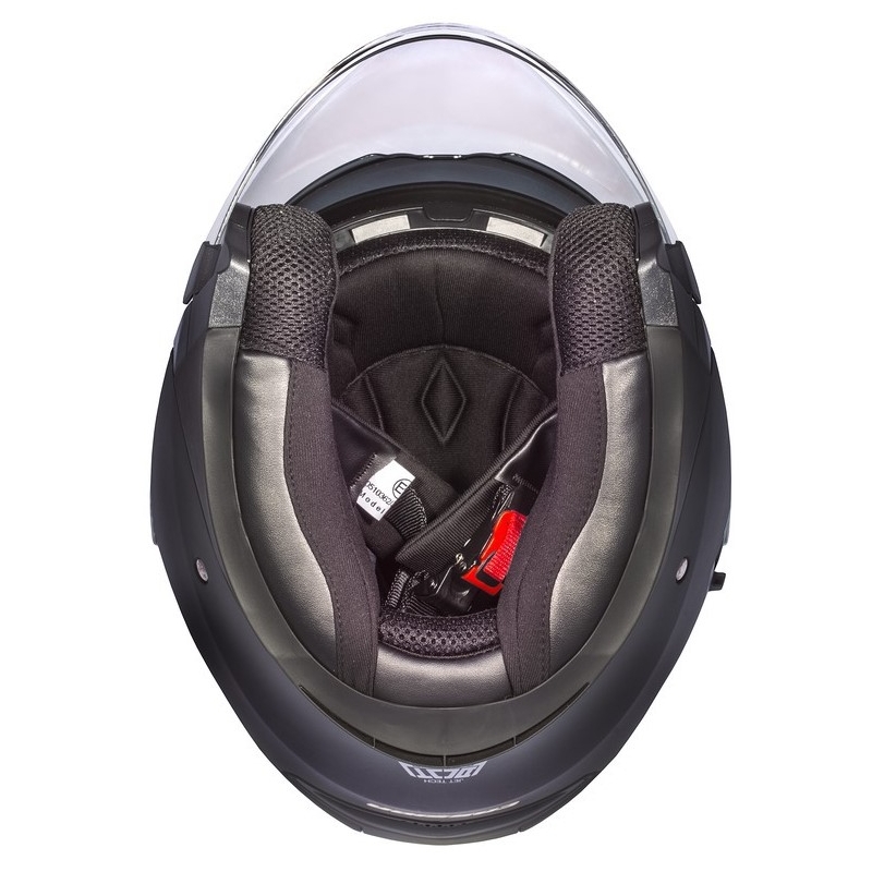 Otvorená prilba na motocykel Cassida Jet Tech čierna matná
