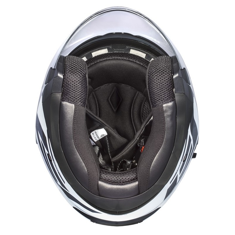 Otvorená prilba na motocykel Cassida Jet Tech Corso čierno-biela