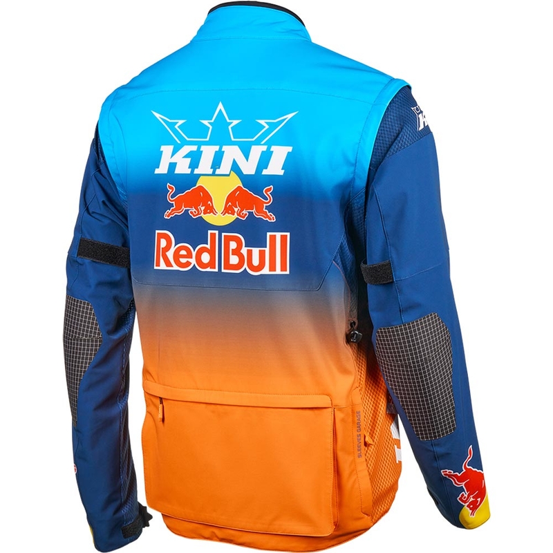 Motokrosová bunda KINI Red Bull 1.0 Rally modro-oranžová
