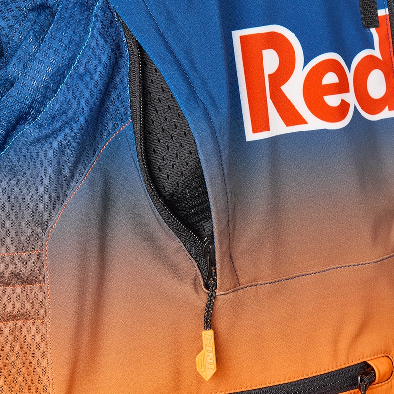 Motokrosová bunda KINI Red Bull 1.0 Rally modro-oranžová