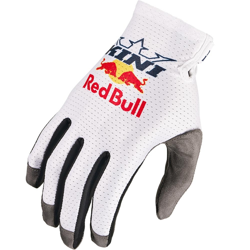 Motokrosové rukavice KINI Red Bull 1.0 RXP biele