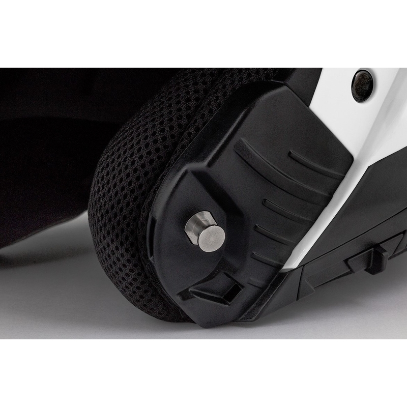 Odklápacia prilba na motocykel Cassida Compress 2.0 Refraction bielo-čierno-fluorescenčno žltá