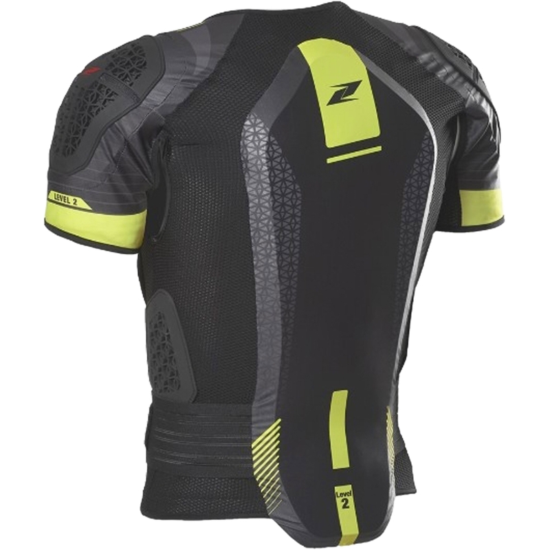 Chránič Zandona Netcube Vest Pro X8 čierno-fluorescenčno žltý 180 - 189 cm