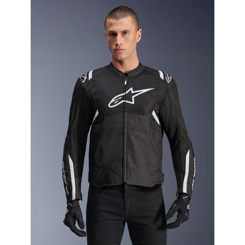 Bunda na motorku Alpinestars T-SPS Air V2 čierno-biela