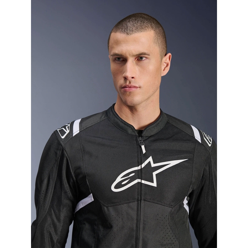 Bunda na motorku Alpinestars T-SPS Air V2 čierno-biela