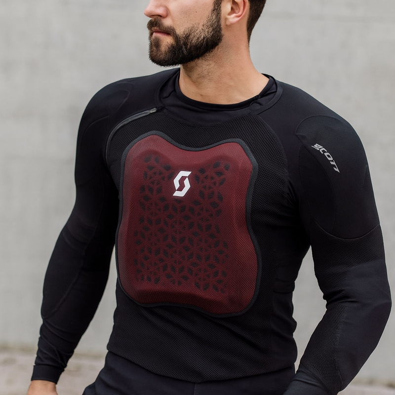 Chránič tela SCOTT Softcon Air čierno-sivý