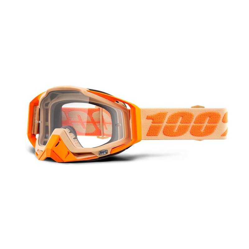 Motokrosové okuliare 100 % RACECRAFT Sahara (číre plexisklo)