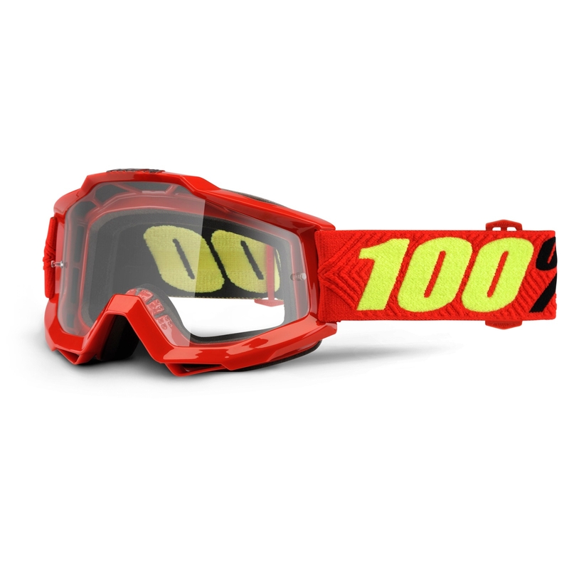 Motokrosové okuliare 100 % Accuri OTG Saarinen (číre plexisklo)