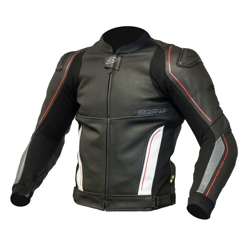 Bunda na motocykel Ozone Volt čierno-biela výpredaj