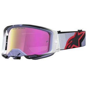 Motokrosové okuliare Alpinestars Vision 8 Maven levanduľovo-čierne
