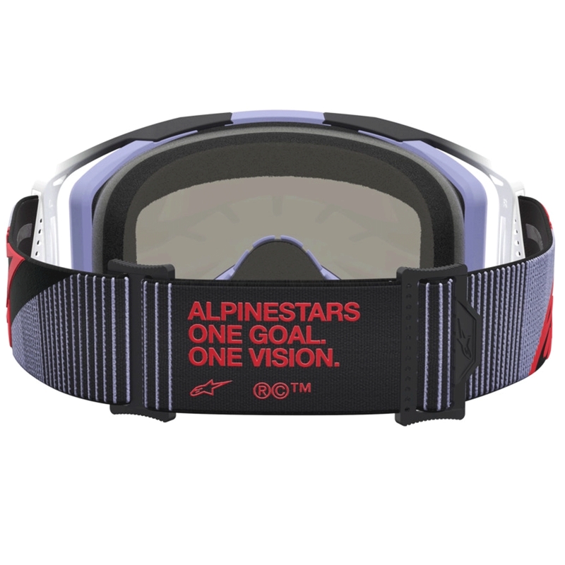 Motokrosové okuliare Alpinestars Vision 8 Maven levanduľovo-čierne