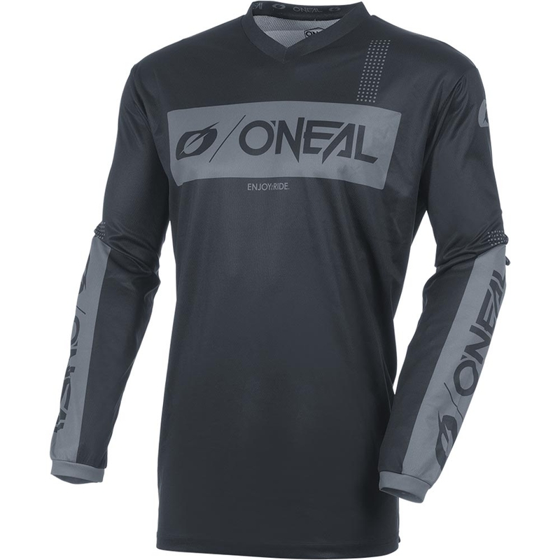 Motokrosový dres O'Neal Element Racewear čierno-sivý
