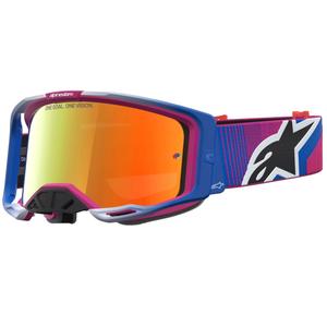 Motokrosové okuliare Alpinestars Vision 8 Maven červeno-čierne