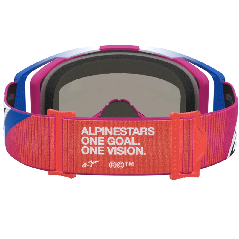 Motokrosové okuliare Alpinestars Vision 8 Maven červeno-čierne