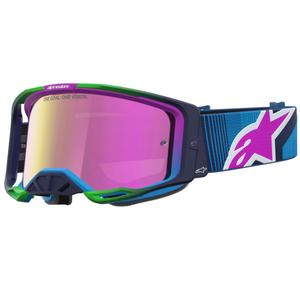 Motokrosové okuliare Alpinestars Vision 8 Maven modro-fialové