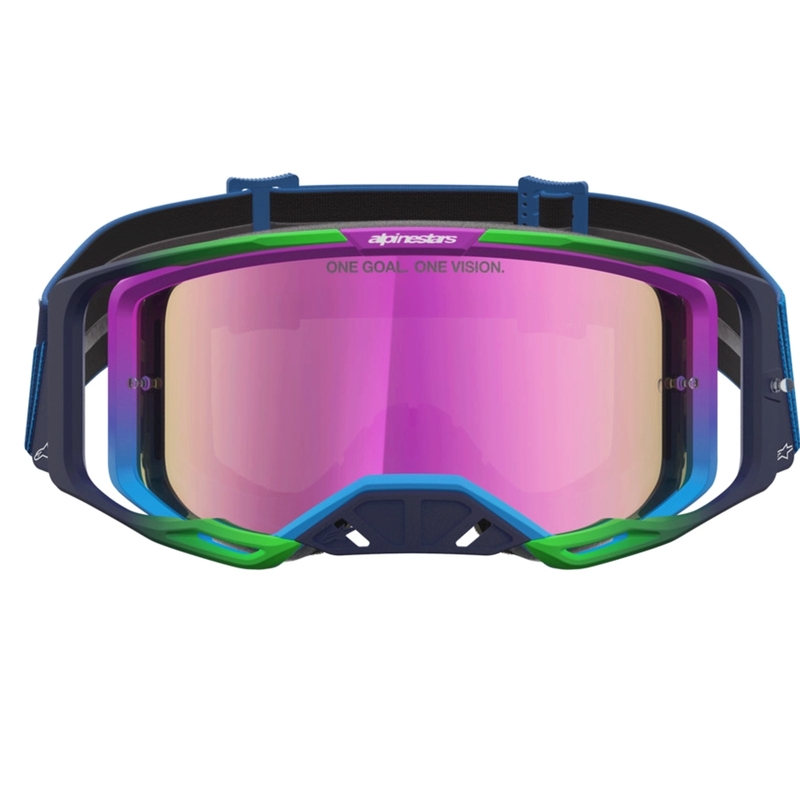 Motokrosové okuliare Alpinestars Vision 8 Maven modro-fialové
