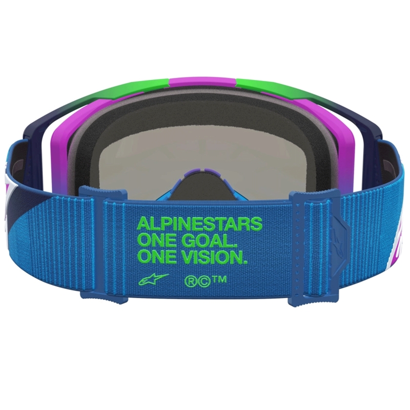 Motokrosové okuliare Alpinestars Vision 8 Maven modro-fialové