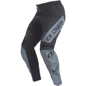 Motokrosové nohavice O'Neal Element Racewear čierno-šedé