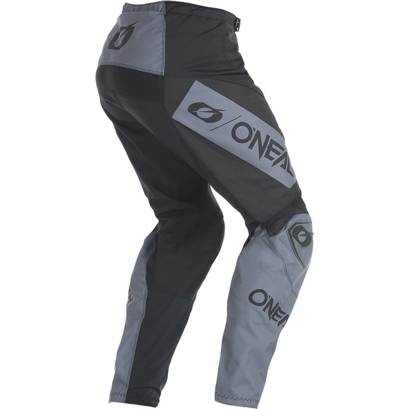 Motokrosové nohavice O'Neal Element Racewear čierno-šedé