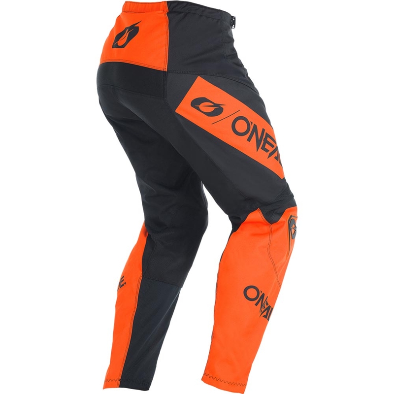 Motokrosové nohavice O'Neal Element Racewear čierno-oranžové
