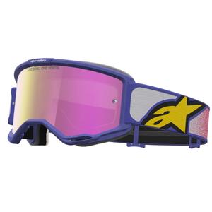 Motokrosové okuliare Alpinestars Vision 5 Drag červeno-fialové