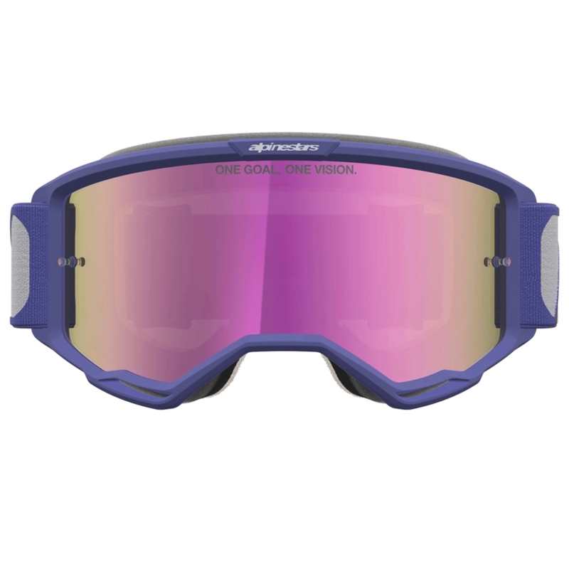 Motokrosové okuliare Alpinestars Vision 5 Drag červeno-fialové