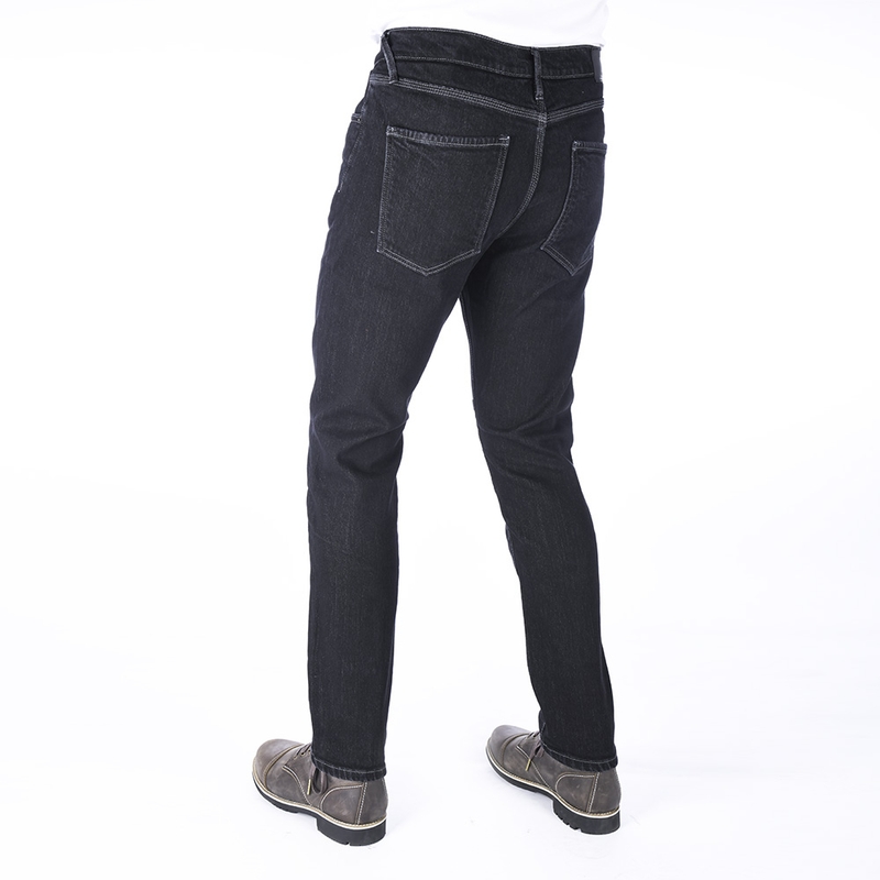 Predĺžené jeansy na motocykel Oxford Original Approved Slim Fit čierne