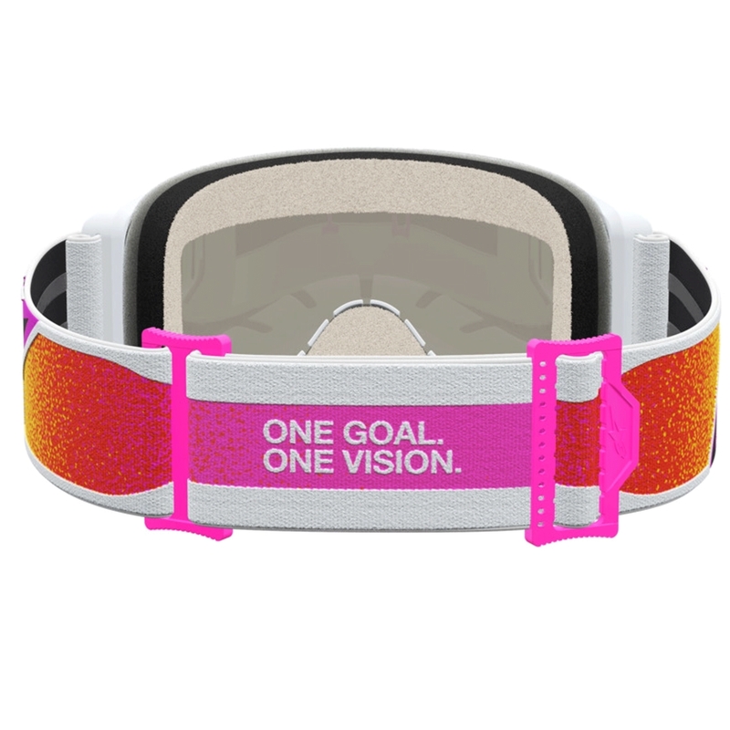 Motokrosové okuliare Alpinestars Vision 5 Drag oranžovo-červené