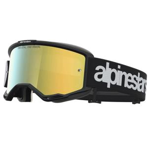 Motokrosové okuliare Alpinestars Vision 5 Hone čierno-biele