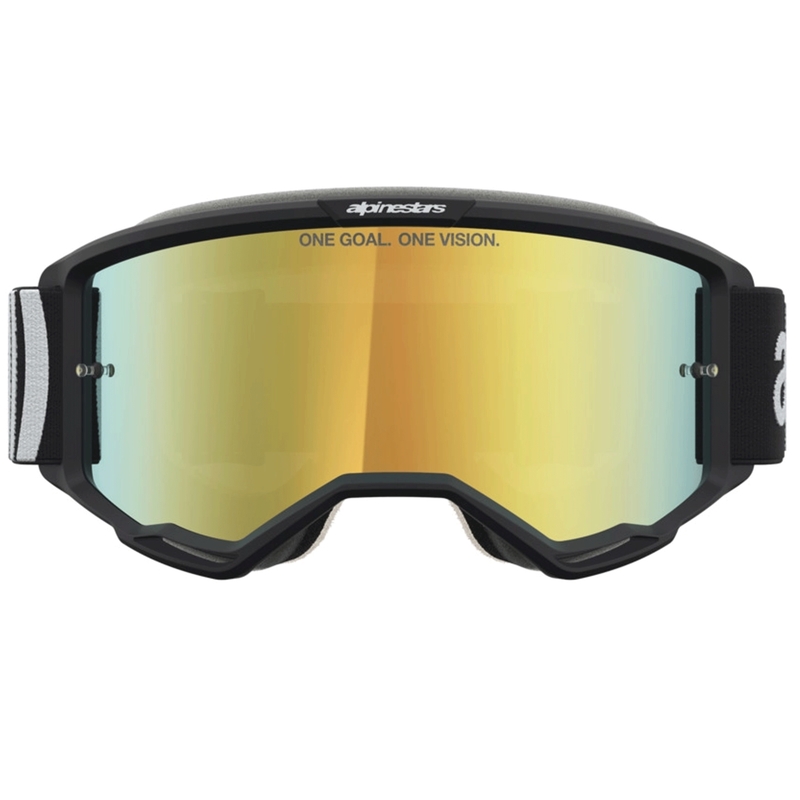 Motokrosové okuliare Alpinestars Vision 5 Hone čierno-biele