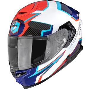 Integrálna prilba na motorku Scorpion EXO-GT SP Air Atlas bielo-modro-červená